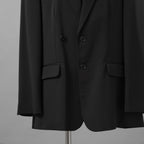 MM6 Maison Margiela エムエムシックス メゾンマルジェラ / 美品 25SS バックシアー ルーズフィット ジャケット / S52BN0138-S47848 / size 42 (BLACK)