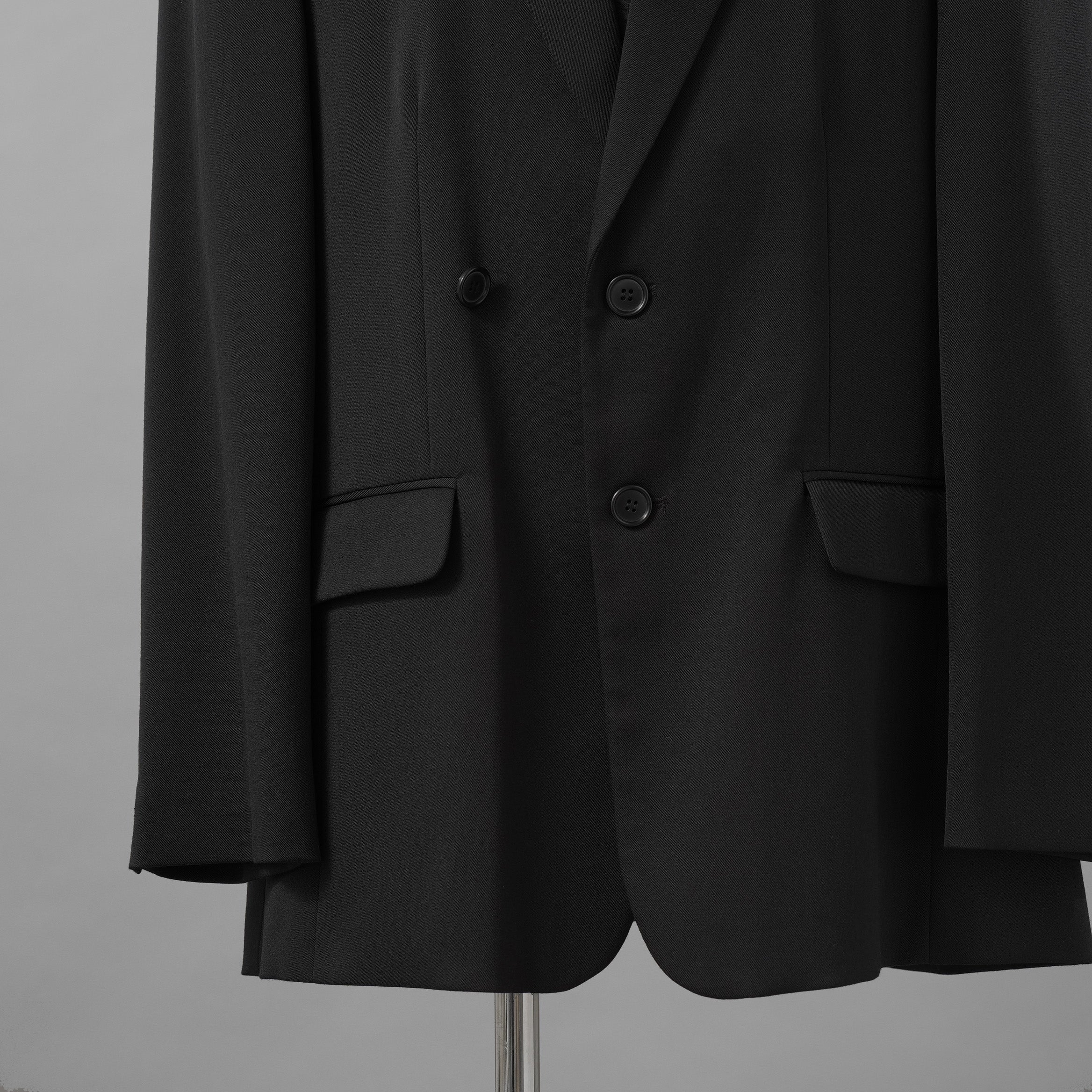 MM6 Maison Margiela エムエムシックス メゾンマルジェラ / 美品 25SS バックシアー ルーズフィット ジャケット / S52BN0138-S47848 / size 42 (BLACK)
