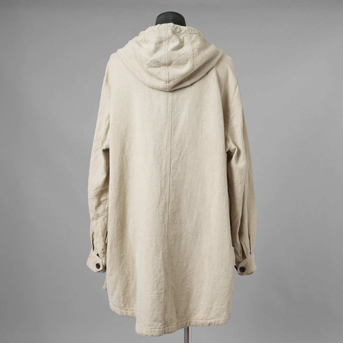 SUS-SOUSシュスー / 美品 20SS anorak middle coat ウール リネン アノラック ミドルコート パーカー / 03-SS00603 / size 7 (NATURAL)  123038-alm