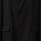 MM6 Maison Margiela エムエムシックス メゾンマルジェラ / 美品 25SS バックシアー ルーズフィット ジャケット / S52BN0138-S47848 / size 42 (BLACK)