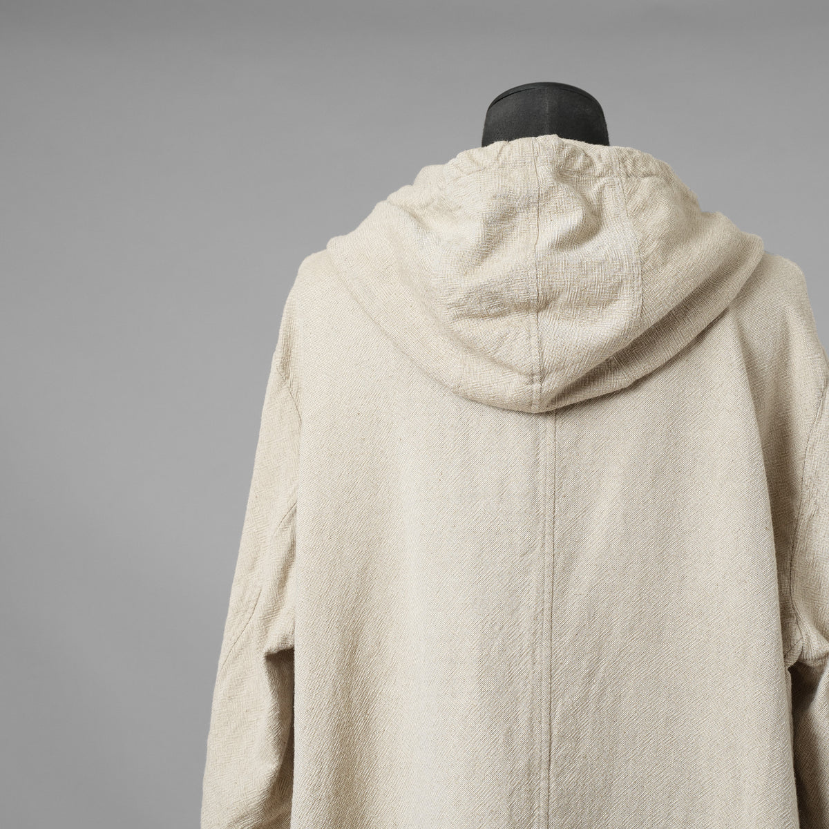 SUS-SOUSシュスー / 美品 20SS anorak middle coat ウール リネン アノラック ミドルコート パーカー / 03-SS00603 / size 7 (NATURAL)  123038-alm