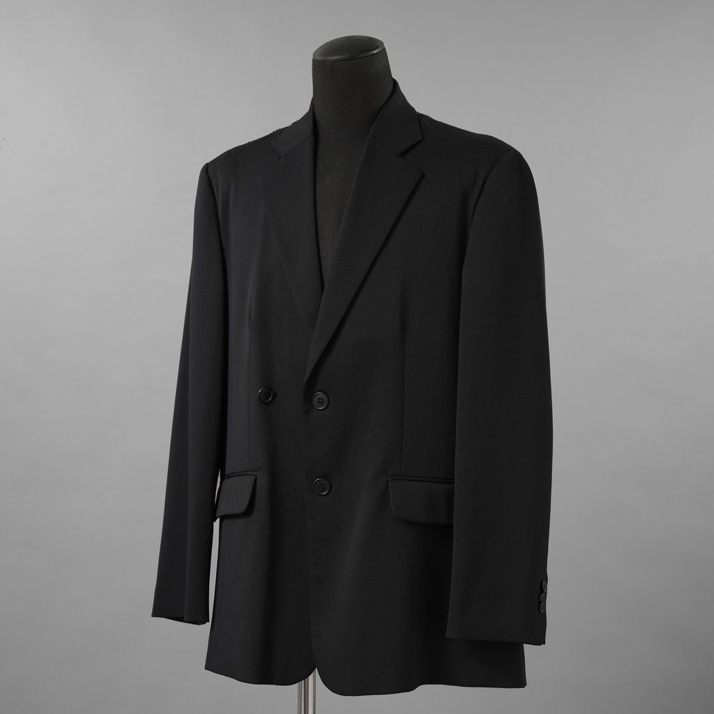 MM6 Maison Margiela エムエムシックス メゾンマルジェラ / 美品 25SS バックシアー ルーズフィット ジャケット / S52BN0138-S47848 / size 42 (BLACK)