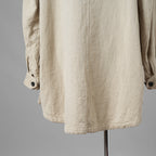 SUS-SOUSシュスー / 美品 20SS anorak middle coat ウール リネン アノラック ミドルコート パーカー / 03-SS00603 / size 7 (NATURAL)  123038-alm