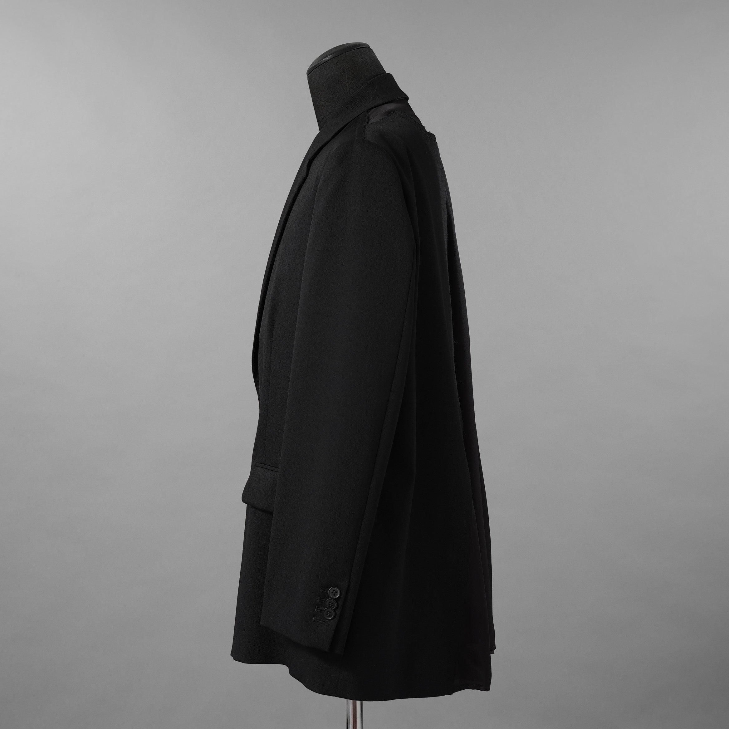 MM6 Maison Margiela エムエムシックス メゾンマルジェラ / 美品 25SS バックシアー ルーズフィット ジャケット / S52BN0138-S47848 / size 42 (BLACK)