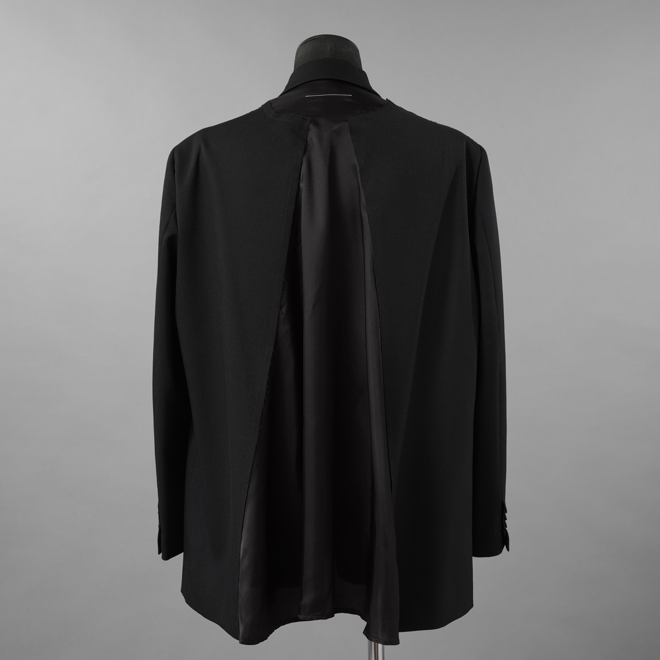 MM6 Maison Margiela エムエムシックス メゾンマルジェラ / 美品 25SS バックシアー ルーズフィット ジャケット / S52BN0138-S47848 / size 42 (BLACK)