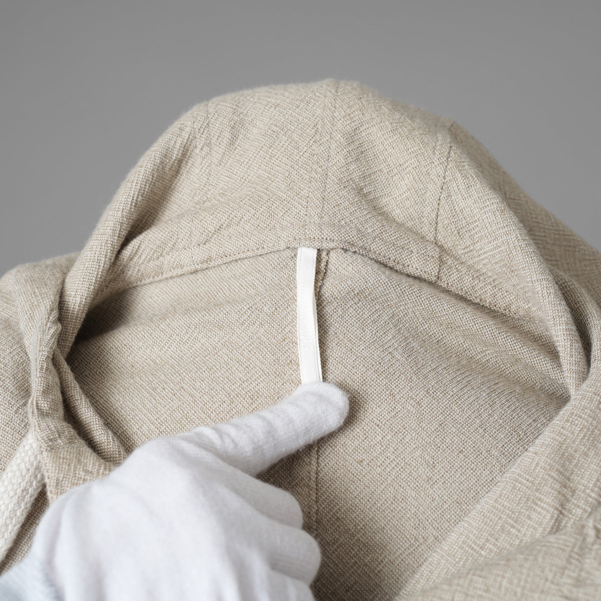 SUS-SOUSシュスー / 美品 20SS anorak middle coat ウール リネン アノラック ミドルコート パーカー / 03-SS00603 / size 7 (NATURAL)  123038-alm
