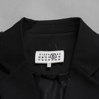 MM6 Maison Margiela エムエムシックス メゾンマルジェラ / 美品 25SS バックシアー ルーズフィット ジャケット / S52BN0138-S47848 / size 42 (BLACK)