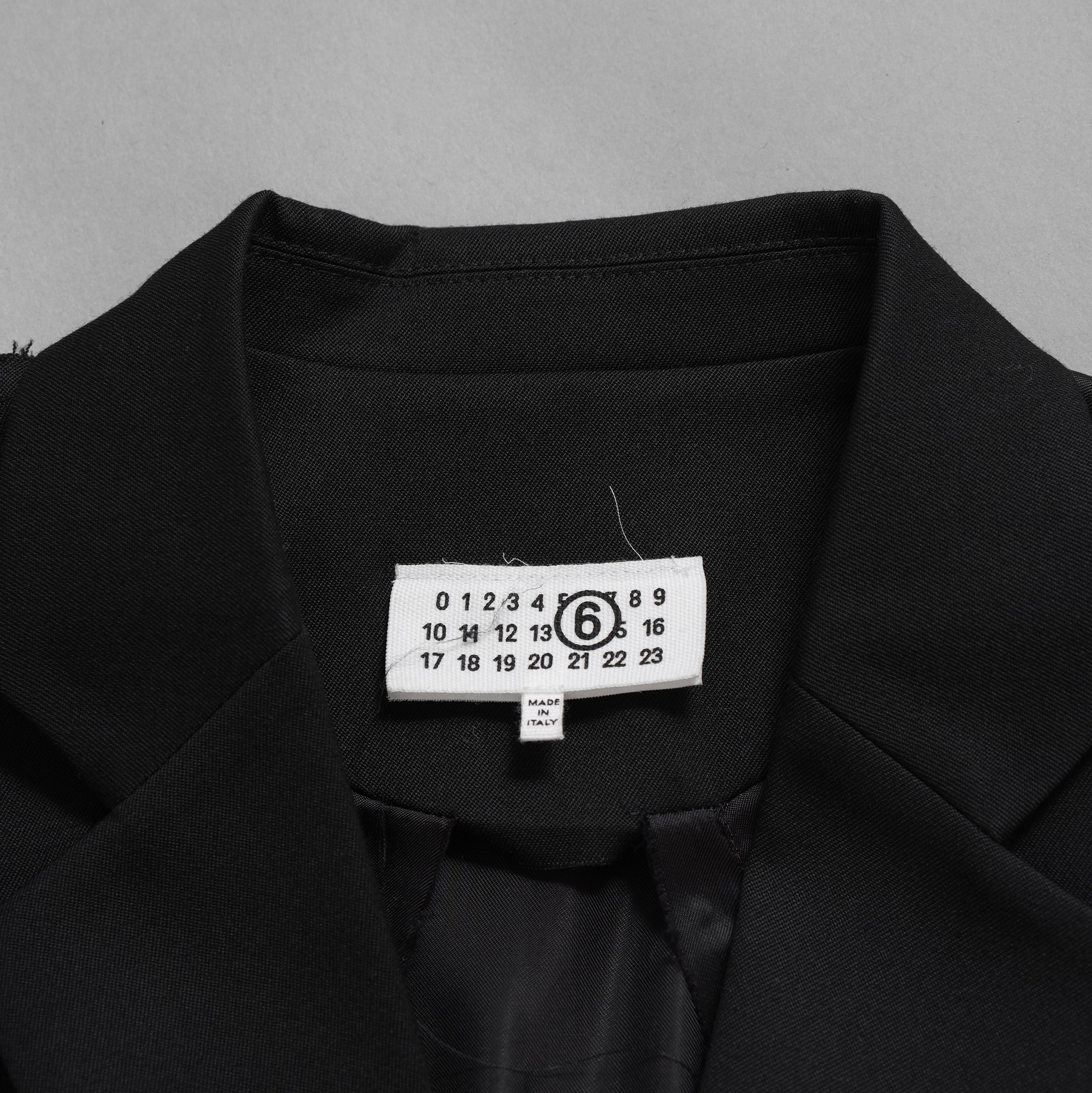 MM6 Maison Margiela エムエムシックス メゾンマルジェラ / 美品 25SS バックシアー ルーズフィット ジャケット / S52BN0138-S47848 / size 42 (BLACK)