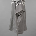FENDI フェンディ / 美品 21SS FFチェーン柄 シルク 半袖シャツ/ ルーズフィット/ FS0795 AL2K /size 41 (BLACK x WHITE)