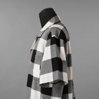 mastermind JAPAN マスターマインド ジャパン / 美品 20SS マスターシード ブロックチェック 開襟 半袖シャツ / MJ20E04-SH028-005 / size M (BLACK x WHITE)