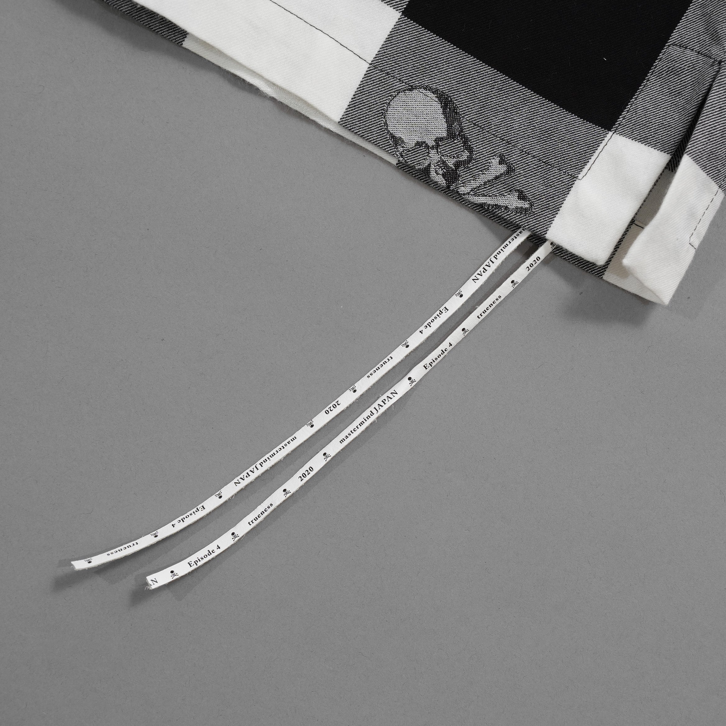 mastermind JAPAN マスターマインド ジャパン / 美品 20SS マスターシード ブロックチェック 開襟 半袖シャツ / MJ20E04-SH028-005 / size M (BLACK x WHITE)