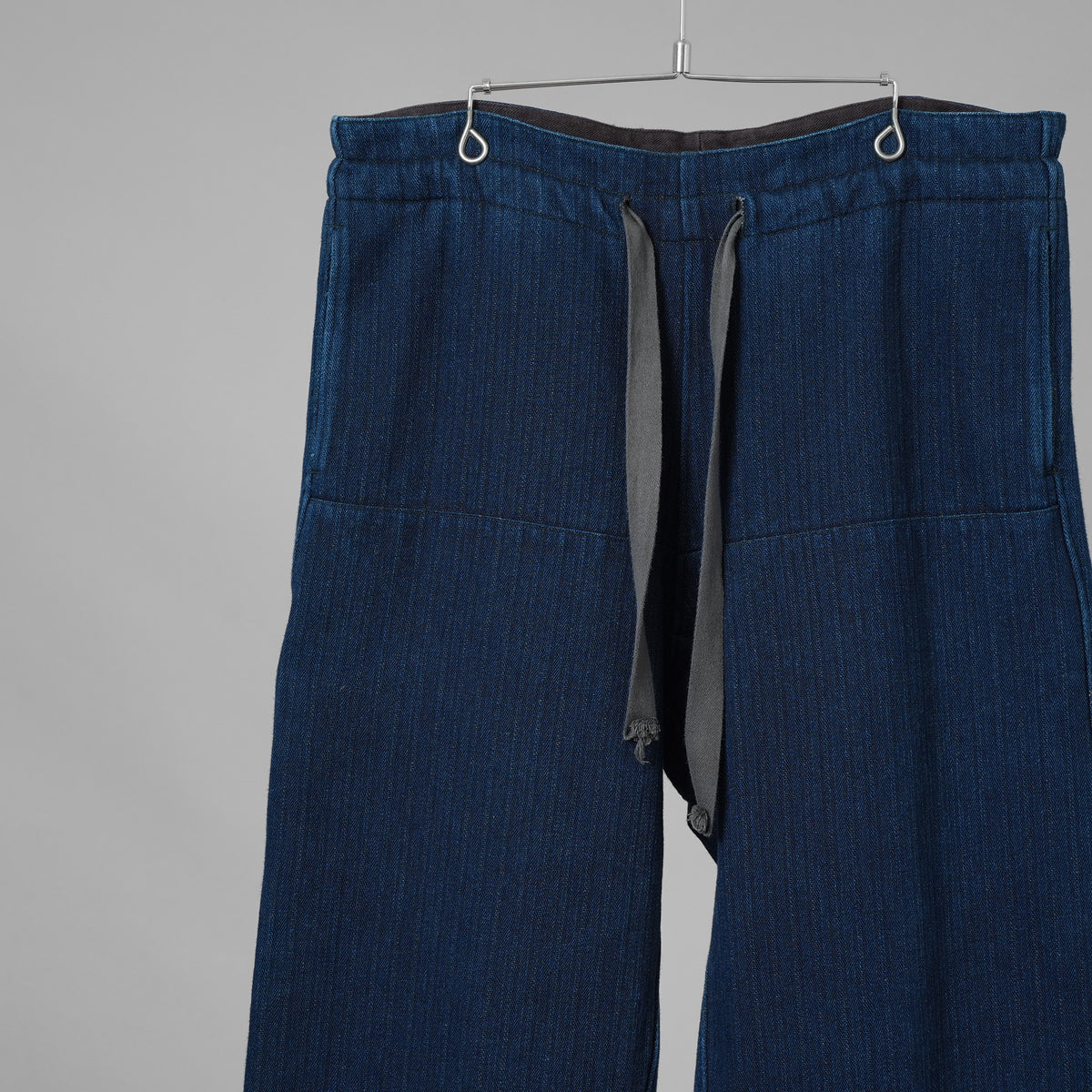工房西谷 コウボウニシタニ / 美品 24AW MK02 Trousers ワイドパンツ / 03-N01911 / size 9 (NAVY) 12030-alm