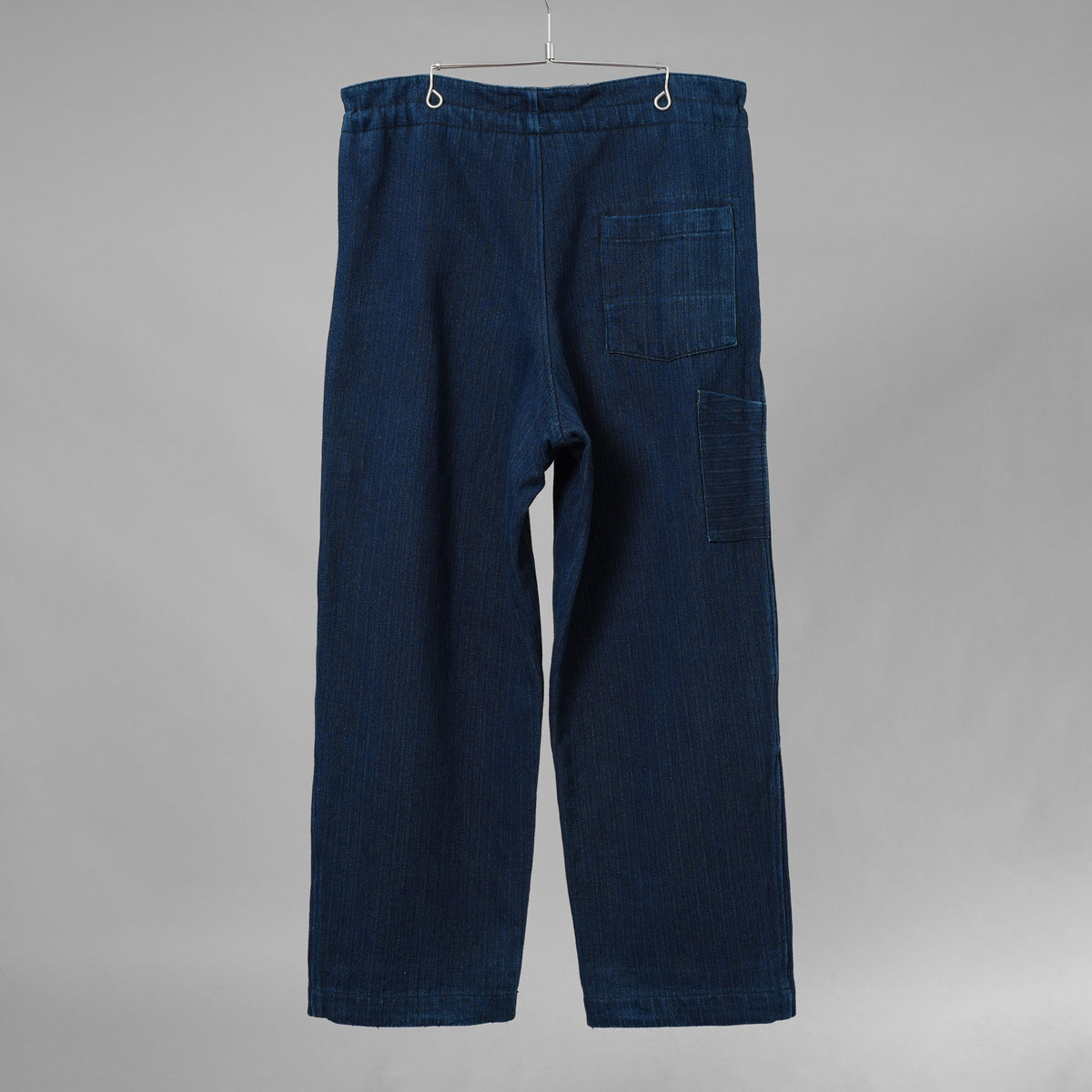 工房西谷 コウボウニシタニ / 美品 24AW MK02 Trousers ワイドパンツ / 03-N01911 / size 9 (NAVY) 12030-alm