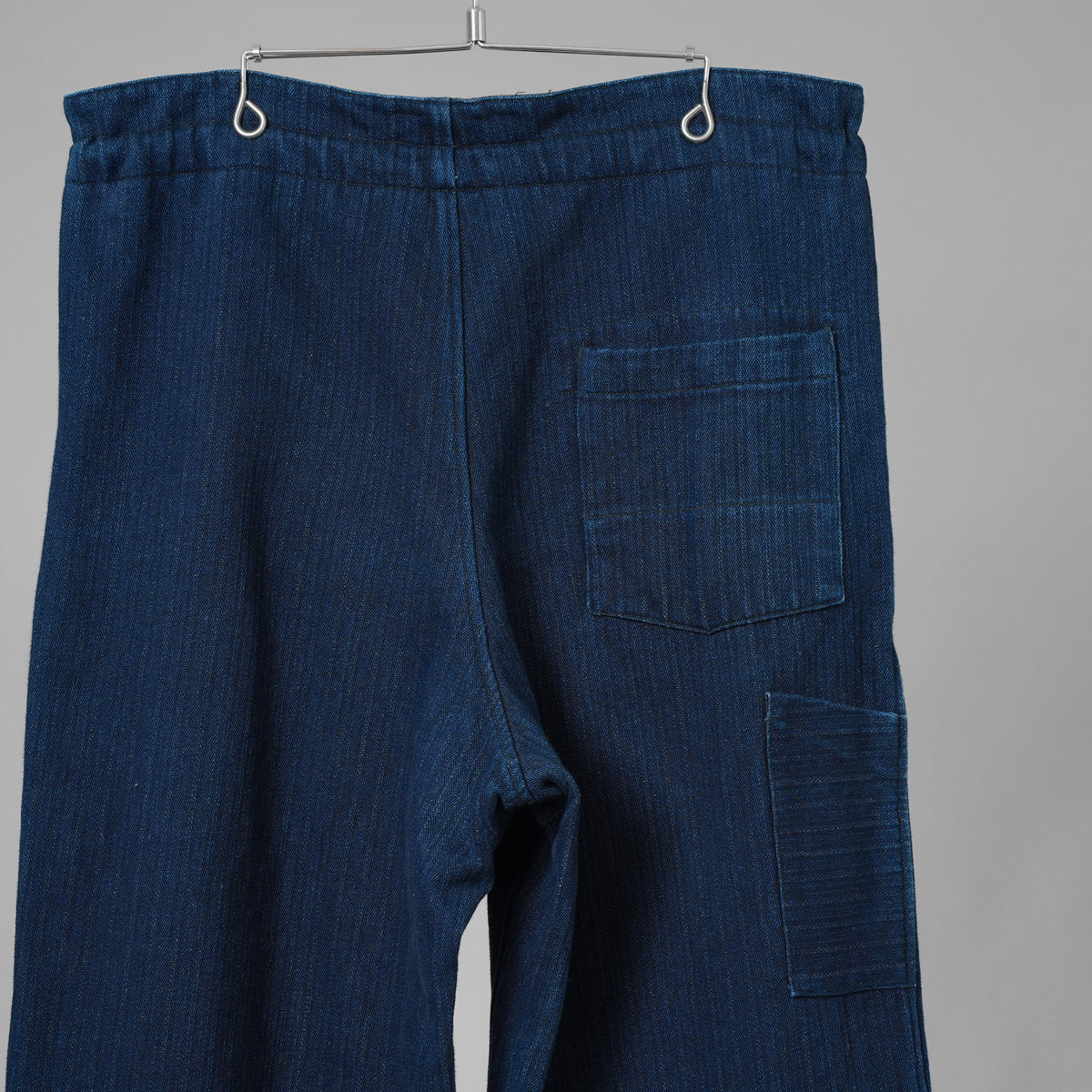 工房西谷 コウボウニシタニ / 美品 24AW MK02 Trousers ワイドパンツ / 03-N01911 / size 9 (NAVY) 12030-alm