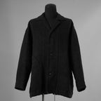 新品 BIEK VERSTAPPEN ビーク フェルスタッペン / 25SS Heavy Belgian Stone Washed Linen Blouson Coat コート / CO06B-U / size S (CARBONE) 123041-alm