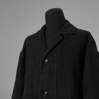 新品 BIEK VERSTAPPEN ビーク フェルスタッペン / 25SS Heavy Belgian Stone Washed Linen Blouson Coat コート / CO06B-U / size S (CARBONE) 123041-alm