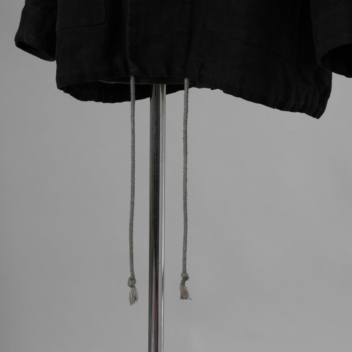 新品 BIEK VERSTAPPEN ビーク フェルスタッペン / 25SS Heavy Belgian Stone Washed Linen Blouson Coat コート / CO06B-U / size S (CARBONE) 123041-alm