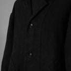 新品 BIEK VERSTAPPEN ビーク フェルスタッペン / 25SS Heavy Belgian Stone Washed Linen Blouson Coat コート / CO06B-U / size S (CARBONE) 123041-alm