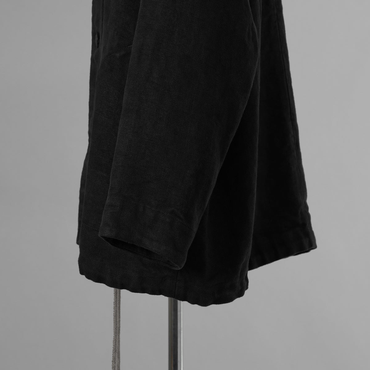 新品 BIEK VERSTAPPEN ビーク フェルスタッペン / 25SS Heavy Belgian Stone Washed Linen Blouson Coat コート / CO06B-U / size S (CARBONE) 123041-alm