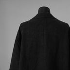 新品 BIEK VERSTAPPEN ビーク フェルスタッペン / 25SS Heavy Belgian Stone Washed Linen Blouson Coat コート / CO06B-U / size S (CARBONE) 123041-alm