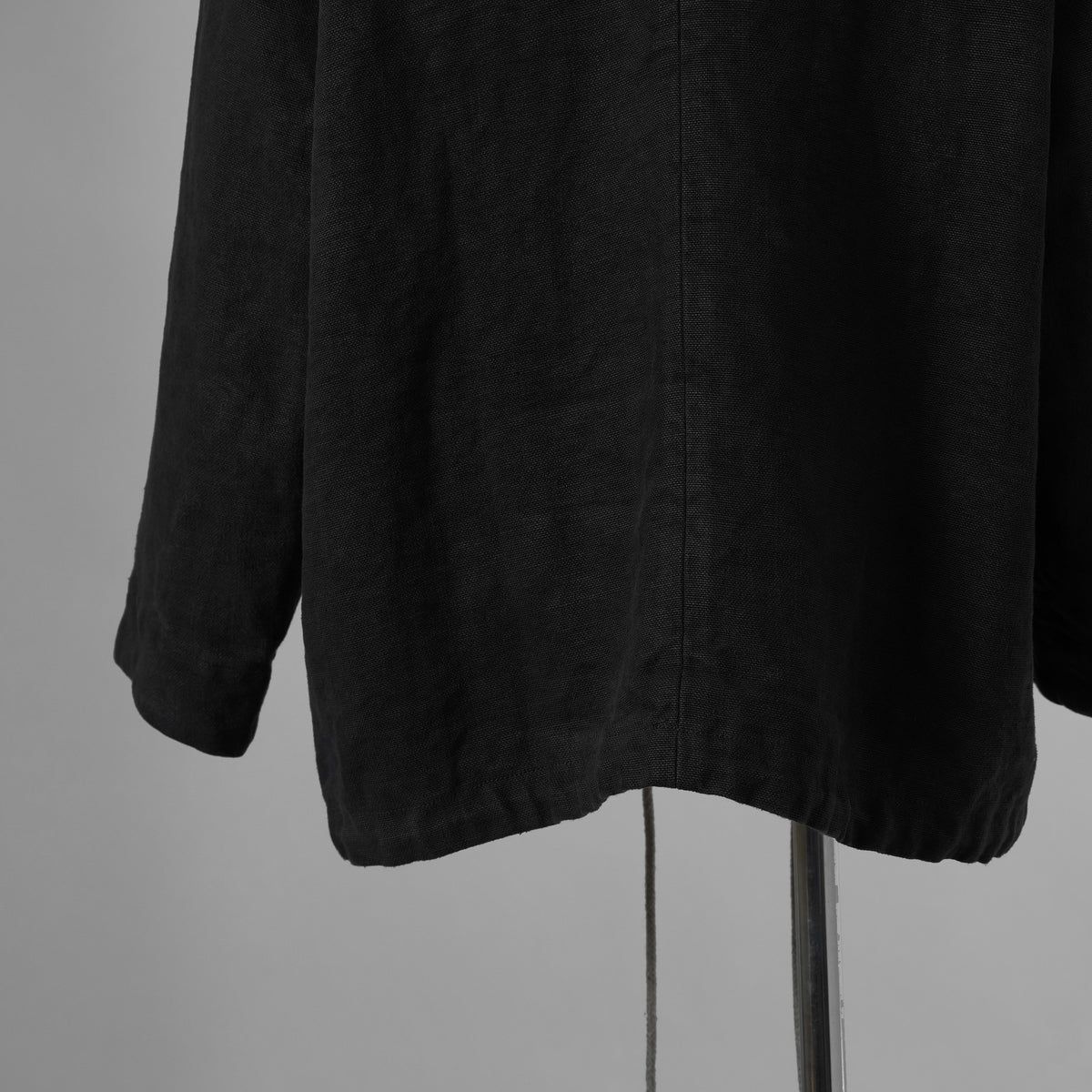 新品 BIEK VERSTAPPEN ビーク フェルスタッペン / 25SS Heavy Belgian Stone Washed Linen Blouson Coat コート / CO06B-U / size S (CARBONE) 123041-alm