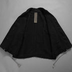 新品 BIEK VERSTAPPEN ビーク フェルスタッペン / 25SS Heavy Belgian Stone Washed Linen Blouson Coat コート / CO06B-U / size S (CARBONE) 123041-alm