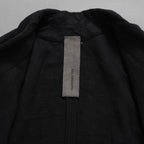 新品 BIEK VERSTAPPEN ビーク フェルスタッペン / 25SS Heavy Belgian Stone Washed Linen Blouson Coat コート / CO06B-U / size S (CARBONE) 123041-alm