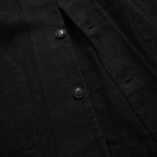 新品 BIEK VERSTAPPEN ビーク フェルスタッペン / 25SS Heavy Belgian Stone Washed Linen Blouson Coat コート / CO06B-U / size S (CARBONE) 123041-alm
