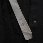 新品 BIEK VERSTAPPEN ビーク フェルスタッペン / 25SS Heavy Belgian Stone Washed Linen Blouson Coat コート / CO06B-U / size S (CARBONE) 123041-alm