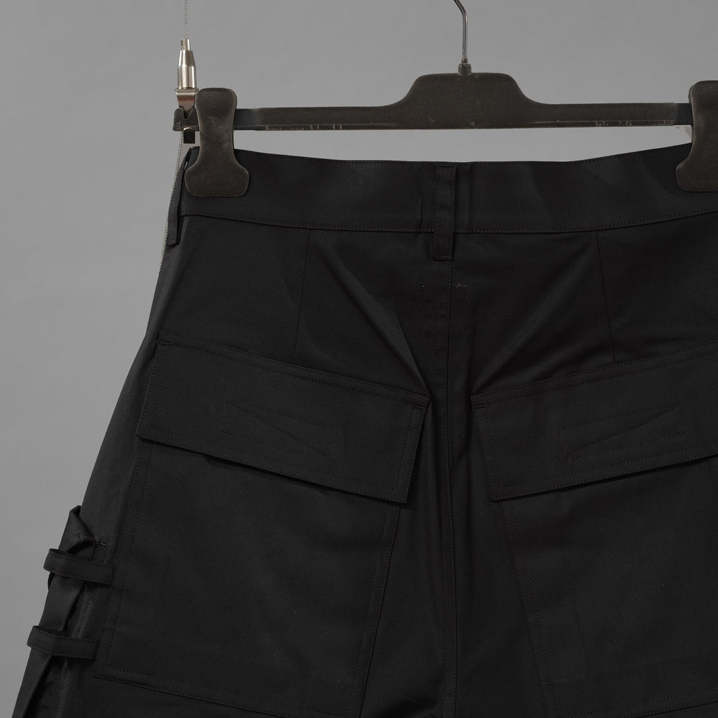 Rick Owens リックオウエンス / 24SS LIDO / STEFAN CARGO SHORTS BLACK ショート パンツ / RR01D3322 TE 09 / size 28 (BLACK)