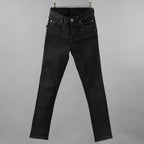Rick Owens DRKSHDW ダークシャドウ / 美品 22SS TYRONE CUT コーティング スキニーデニム パンツ / DU01B7364-SBB / size 30 (BLACK)