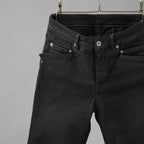 Rick Owens DRKSHDW ダークシャドウ / 美品 22SS TYRONE CUT コーティング スキニーデニム パンツ / DU01B7364-SBB / size 30 (BLACK)