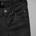 Rick Owens DRKSHDW ダークシャドウ / 美品 22SS TYRONE CUT コーティング スキニーデニム パンツ / DU01B7364-SBB / size 30 (BLACK)
