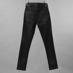 Rick Owens DRKSHDW ダークシャドウ / 美品 22SS TYRONE CUT コーティング スキニーデニム パンツ / DU01B7364-SBB / size 30 (BLACK)