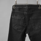 Rick Owens DRKSHDW ダークシャドウ / 美品 22SS TYRONE CUT コーティング スキニーデニム パンツ / DU01B7364-SBB / size 30 (BLACK)