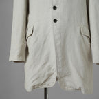 SUS-SOUS シュスー / 21SS メディカルジャケット アトリエコート コート / 05-SS00807 / size 9 (NATURAL) 123039-alm
