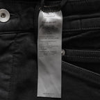 Rick Owens DRKSHDW ダークシャドウ / 美品 22SS TYRONE CUT コーティング スキニーデニム パンツ / DU01B7364-SBB / size 30 (BLACK)