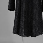 TAAKK ターク / 美品 24AW JACKET LONG SHIRT ウール ジャガード切替 ロング ジャケットシャツ コート / TA24AW-JK005 / size 2 (BLACK) 352124-in-ue