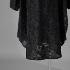 TAAKK ターク / 美品 24AW JACKET LONG SHIRT ウール ジャガード切替 ロング ジャケットシャツ コート / TA24AW-JK005 / size 2 (BLACK) 352124-in-ue