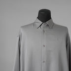 th products TARO HORIUCHI タロウ ホリウチ / 美品 Oversized Shirt ウールシルク オーバーサイズシャツ 長袖シャツ / 2201-SH05-M104 / size S (GRAY) 352123-in-ue