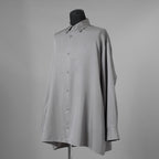 th products TARO HORIUCHI タロウ ホリウチ / 美品 Oversized Shirt ウールシルク オーバーサイズシャツ 長袖シャツ / 2201-SH05-M104 / size S (GRAY) 352123-in-ue