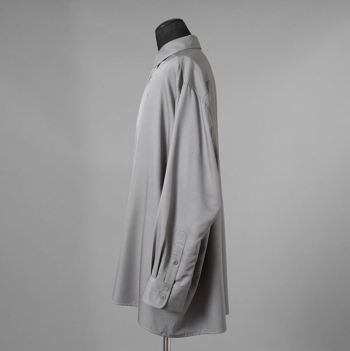 th products TARO HORIUCHI タロウ ホリウチ / 美品 Oversized Shirt ウールシルク オーバーサイズシャツ 長袖シャツ / 2201-SH05-M104 / size S (GRAY) 352123-in-ue