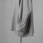th products TARO HORIUCHI タロウ ホリウチ / 美品 Oversized Shirt ウールシルク オーバーサイズシャツ 長袖シャツ / 2201-SH05-M104 / size S (GRAY) 352123-in-ue
