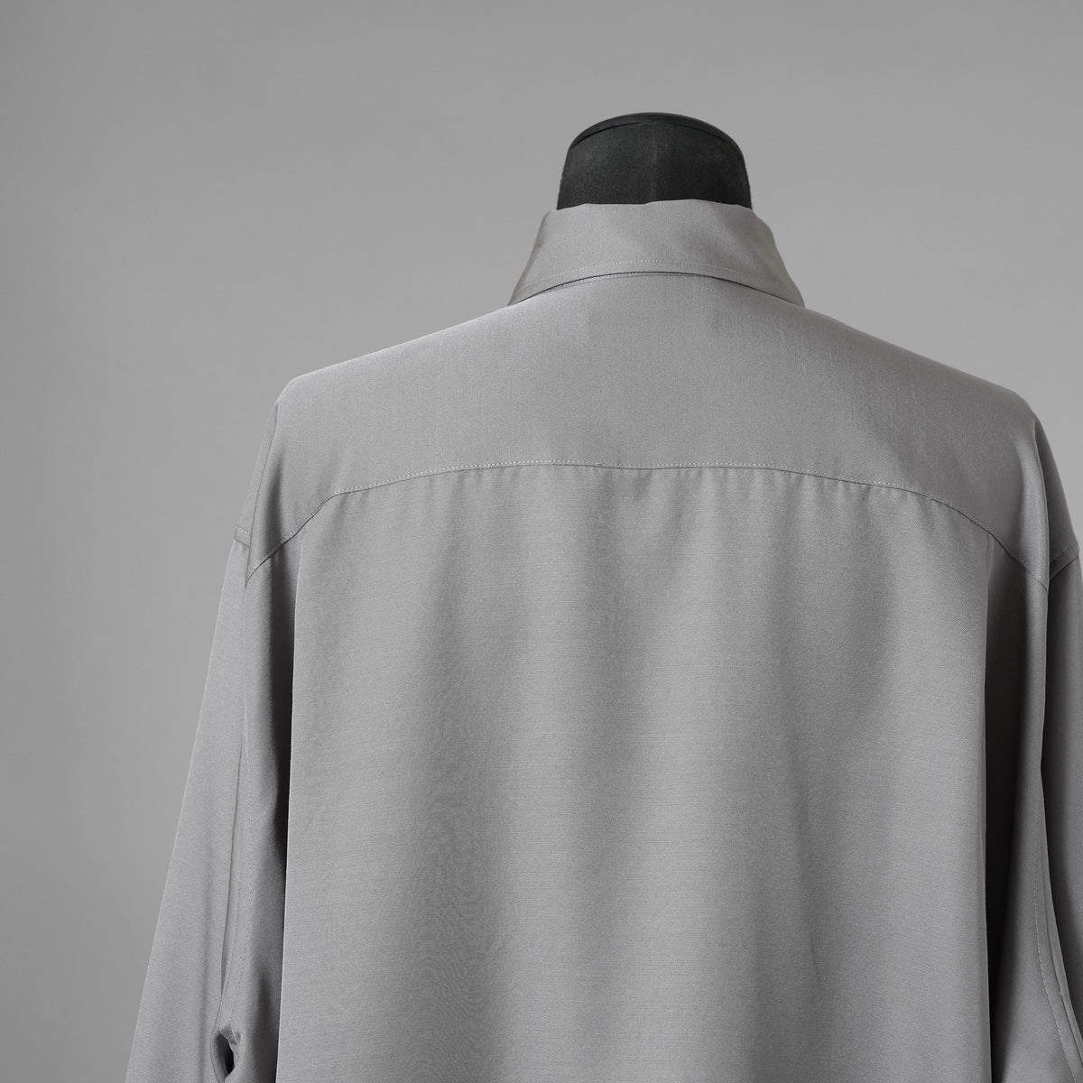 th products TARO HORIUCHI タロウ ホリウチ / 美品 Oversized Shirt ウールシルク オーバーサイズシャツ 長袖シャツ / 2201-SH05-M104 / size S (GRAY) 352123-in-ue