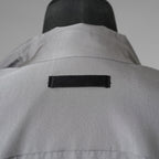 th products TARO HORIUCHI タロウ ホリウチ / 美品 Oversized Shirt ウールシルク オーバーサイズシャツ 長袖シャツ / 2201-SH05-M104 / size S (GRAY) 352123-in-ue