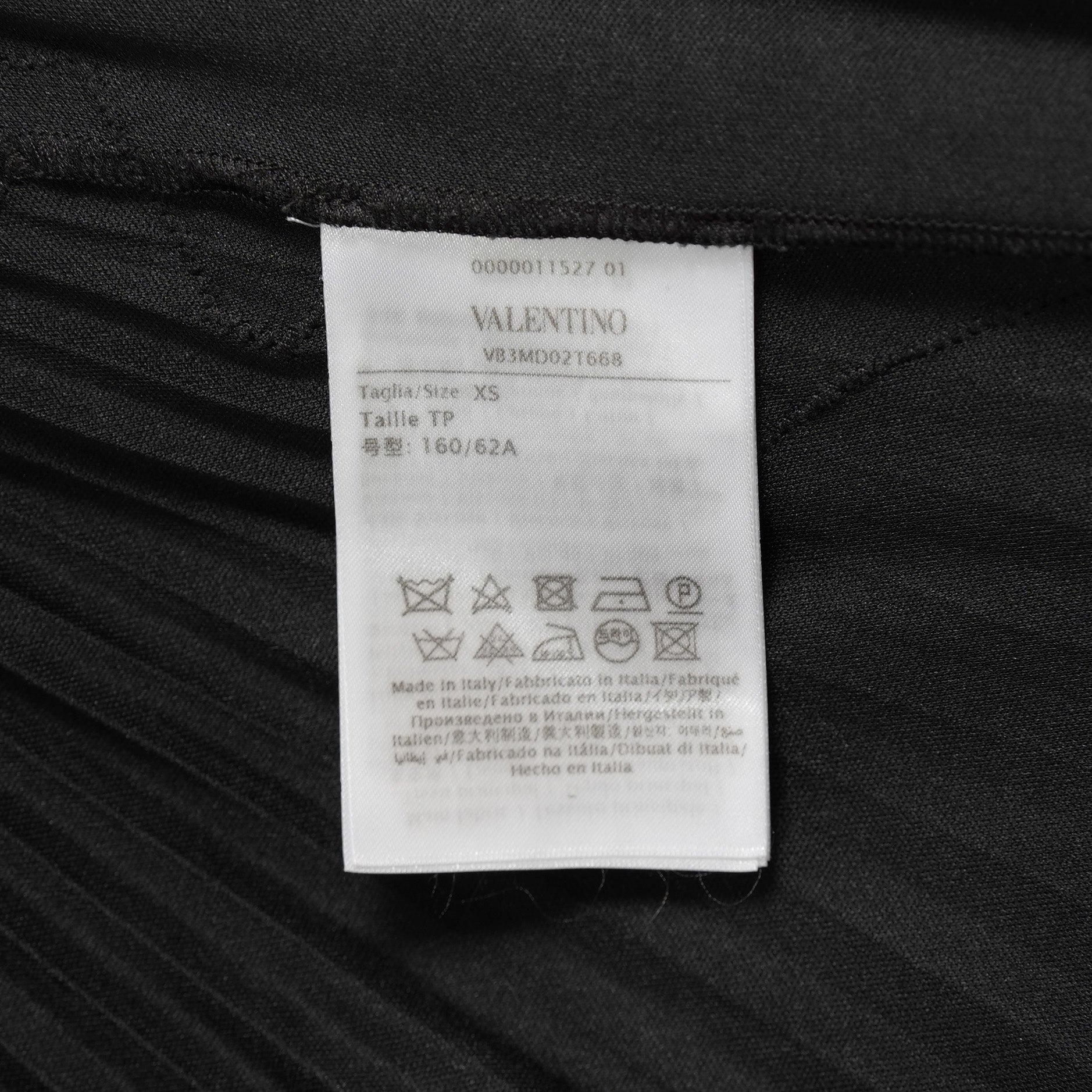 VALENTINO ヴァレンティノ / 美品 21SS VLTNロゴ プリーツ＆レース スカート / VB3MD02T668 / size XS (BLACK) レディース