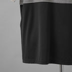 FENDI フェンディ / 美品 22SS テクニカルメッシュ FF柄 サイドテープ ロゴ 半袖TシャツFAF649AL49 / size L (WHITE x BLACK)
