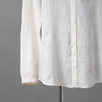 individual sentiments インディビジュアルセンチメンツ / 22SS LINEN L/S SHIRTS / 長袖シャツ / SH51-LI12 /size 2 (WHITE)
