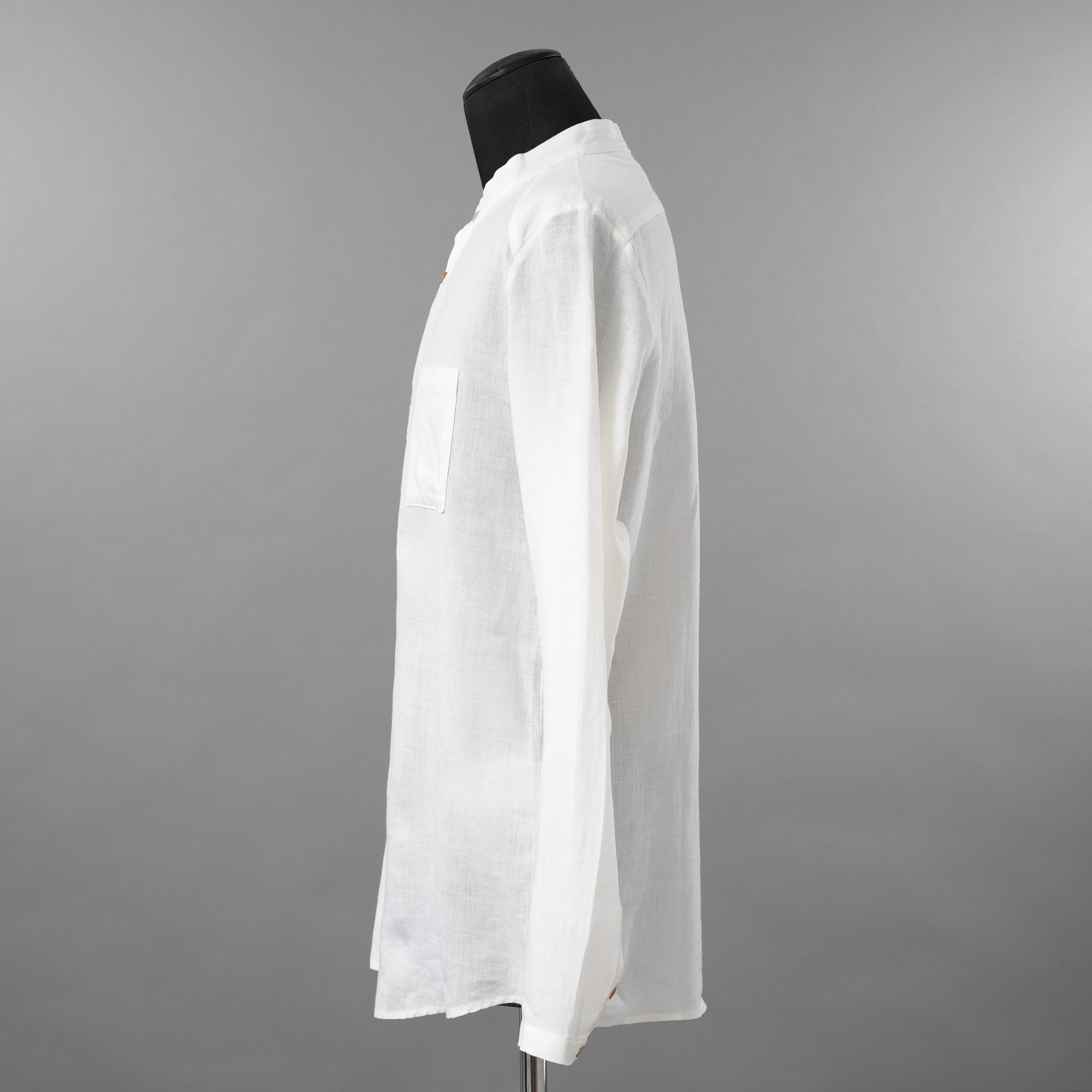 individual sentiments インディビジュアルセンチメンツ / 22SS LINEN L/S SHIRTS / 長袖シャツ / SH51-LI12 /size 2 (WHITE)