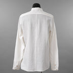 individual sentiments インディビジュアルセンチメンツ / 22SS LINEN L/S SHIRTS / 長袖シャツ / SH51-LI12 /size 2 (WHITE)